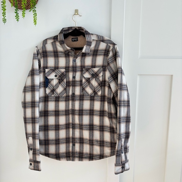 Buffalo David Bitton Mens Shirt Style Shacket Plaid Flannel Jacket X-Large - Picture 1 of 10